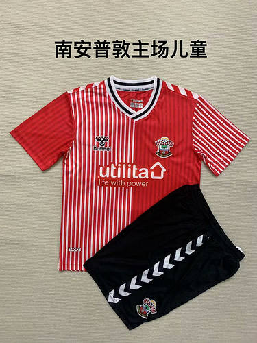 23/24 Southampton Home Kids Soccer Jerseys