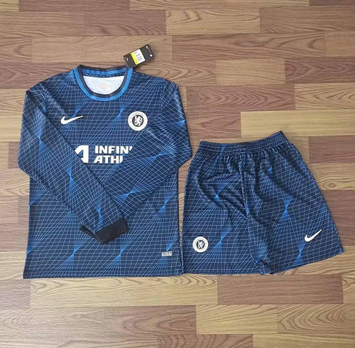 23/24 Chelsea Away Long Sleeve Soccer Jerseys