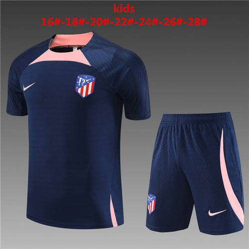 23/24 Atletico Madrid Kids Training Soccer Jerseys