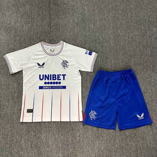 23/24 Rangers Away Kids Soccer Jerseys