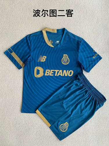 23/24 Porto Third Adults And Kids Soccer Jerseys