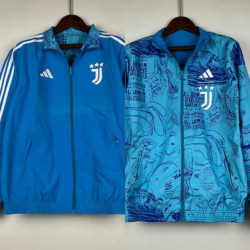 23-24 Juventus Windbreaker Reversible S-xxl