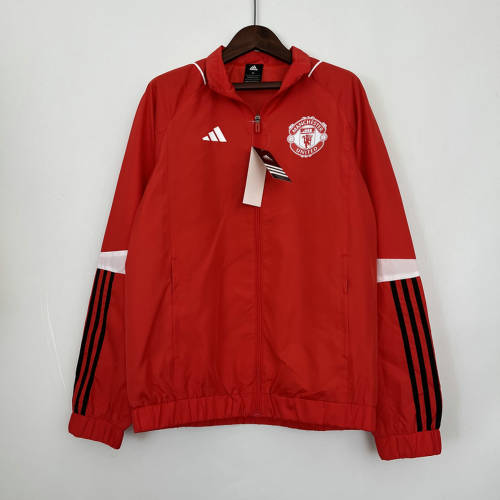 2023 M-anchester U-nited Red Windbreaker Jackets