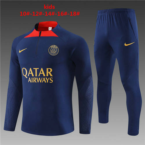 23/24 Paris Kids Long Sleeve Training Suit