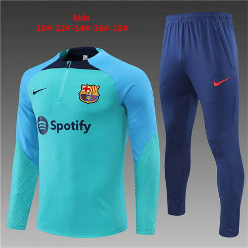 22/23 Messi Griezmann Kids Long Sleeve Training Suit