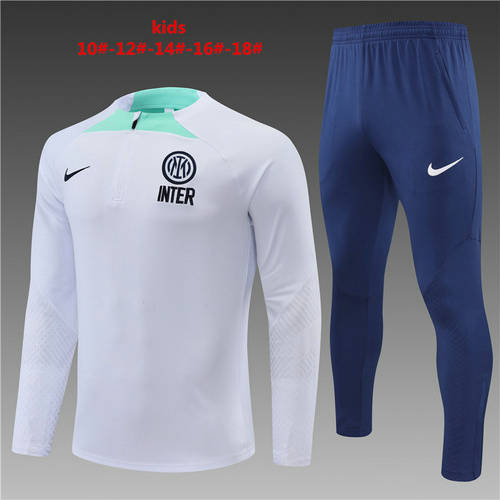 22/23 Inter Milan Kids Long Sleeve Training Suit