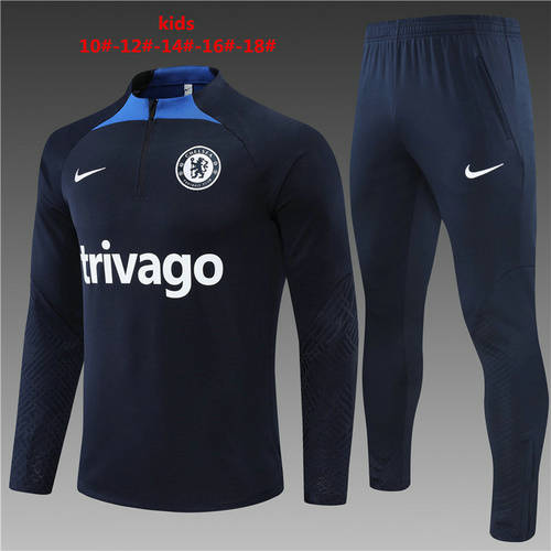 22/23 Chelsea Kids Long Sleeve Training Suit