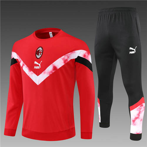 22/23 Ac Milan Long Sleeve Training Suit