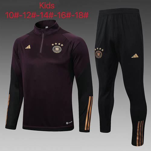 2023 Germany Kids Long Sleeve Training Suit