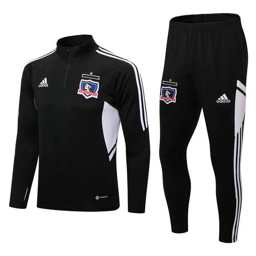 22/23 Colo Colo Black Long Sleeve Training Suit