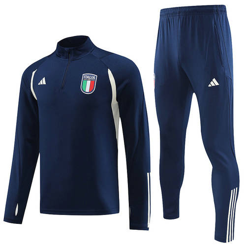 23/24 Italy Blue Long Sleeve Training Suit