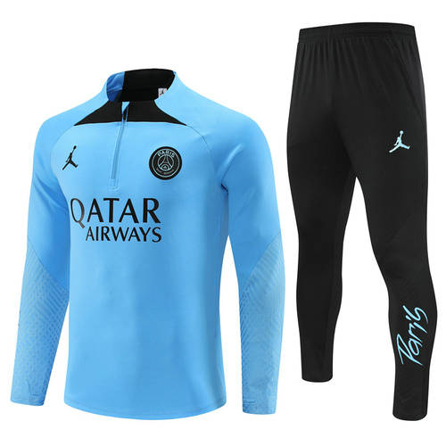 22/23 Paris Blue Long Sleeve Training Suit