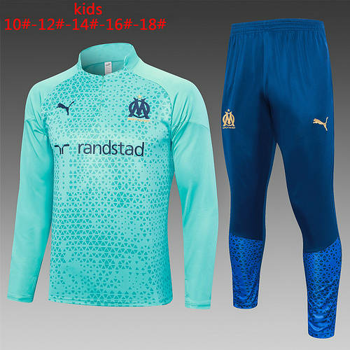 23/24 Marseille Kids Long Sleeve Training Suit