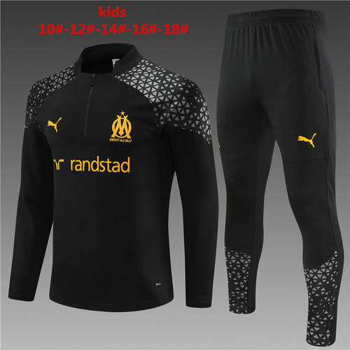 23/24 Marseille Kids Long Sleeve Training Suit