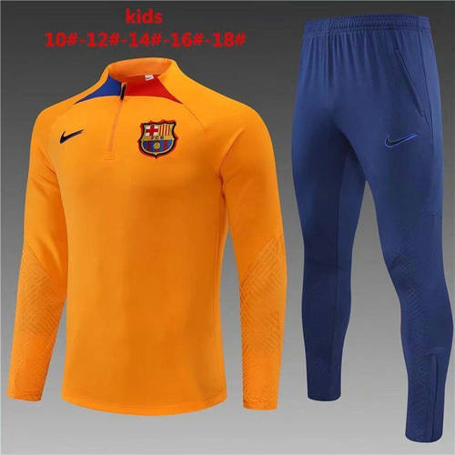 22/23 Messi Griezmann Kids Long Sleeve Training Suit