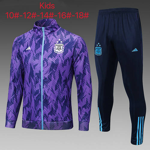 2022 Argentina Kids 3 Star Jackets