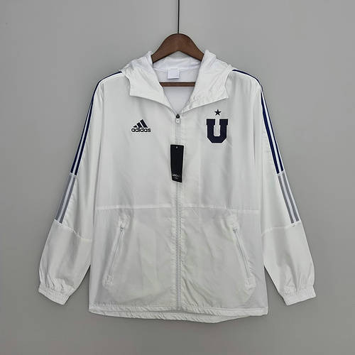 2022 Universidad De Chile Windbreaker White Jackets