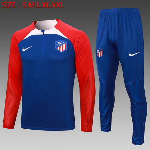 23/24 Atletico Madrid Long Sleeve Training Suit