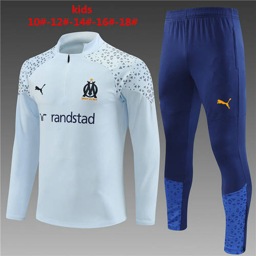 23/24 Marseille Kids Long Sleeve Training Suit