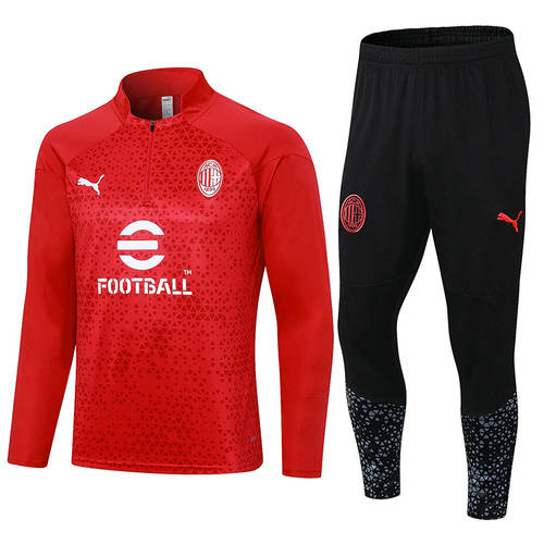 23/24 Ac Milan Long Sleeve Training Suit