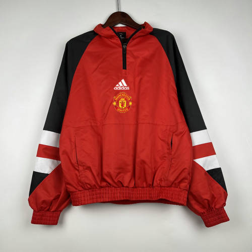 23/24 M-anchester U-nited Red Windbreaker