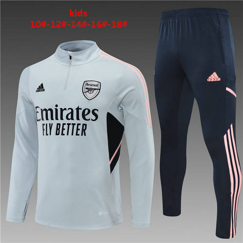 22/23 Arsenal Kids Long Sleeve Training Suit