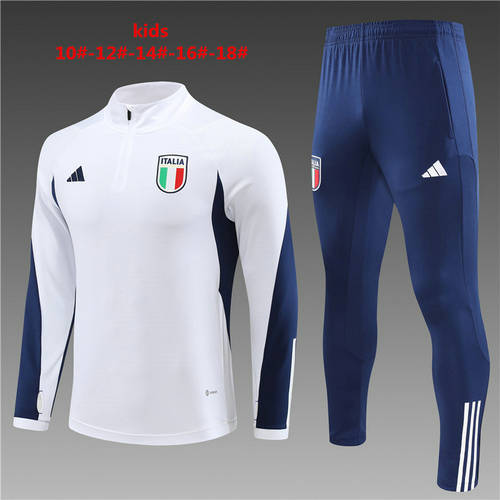 2023 Italy Kids Long Sleeve Training Suit