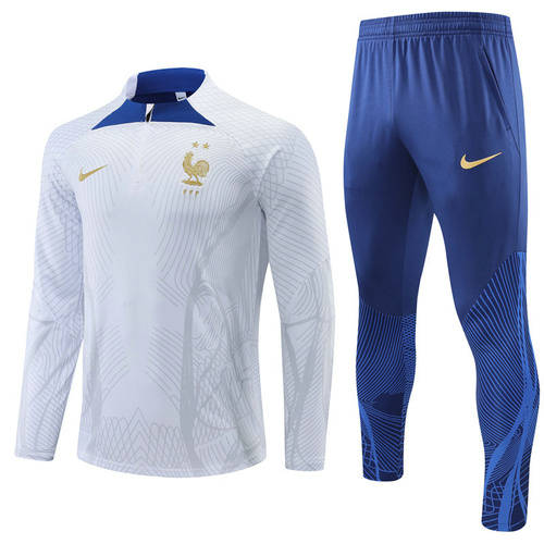 2022 France Player Long Sleeve Training Suit