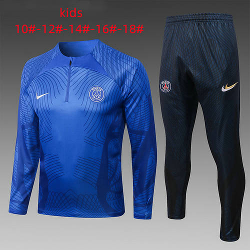 22/23 Paris Kids Long Sleeve Training Suit