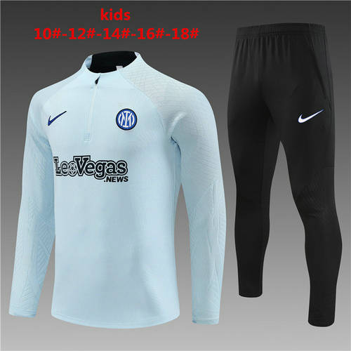 23/24 Inter Milan Kids Long Sleeve Training Suit