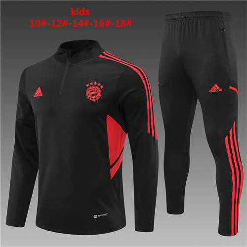 22/23 Bayern Kids Long Sleeve Training Suit