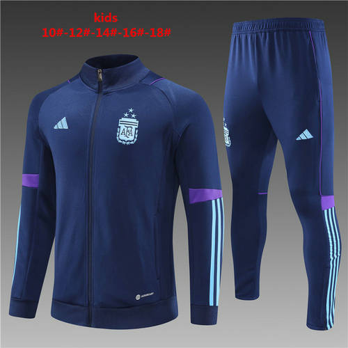 2023 Argentina 3 Star Kids Jackets