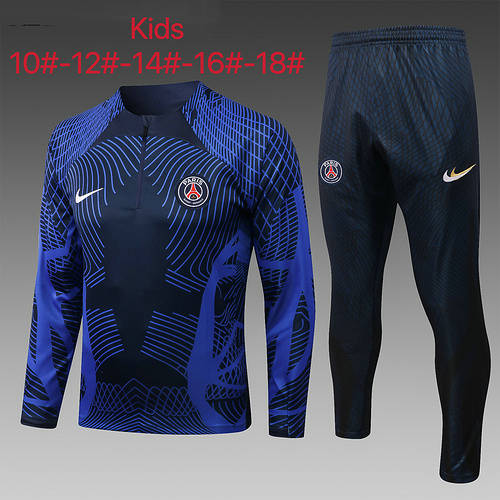 22/23 Paris Kids Long Sleeve Training Suit