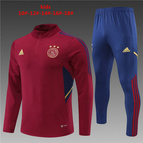 22/23 Ajax Kids Long Sleeve Training Suit