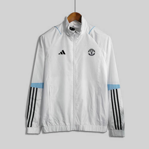 23/24 M-anchester U-nited White Windbreaker Jackets