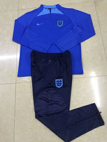 22/23 England Blue Long Sleeve Training Suit