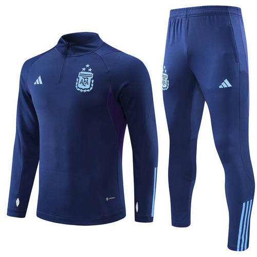 2022 Argentina 3 Stars Long Sleeve Training Suit