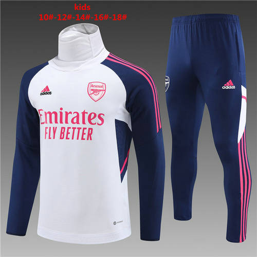 22/23 Arsenal Kids Long Sleeve Training Suit