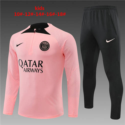 22/23 Paris Kids Player Long Sleeve Training Suit