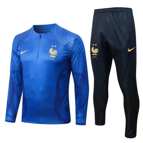 2022 France Long Sleeve Training Suit