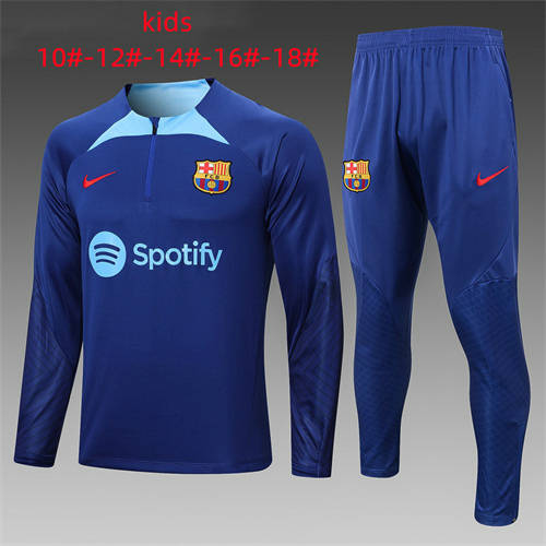 22/23 Messi Griezmann Kids Long Sleeve Training Suit