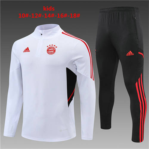 22/23 Bayern Kids Long Sleeve Training Suit