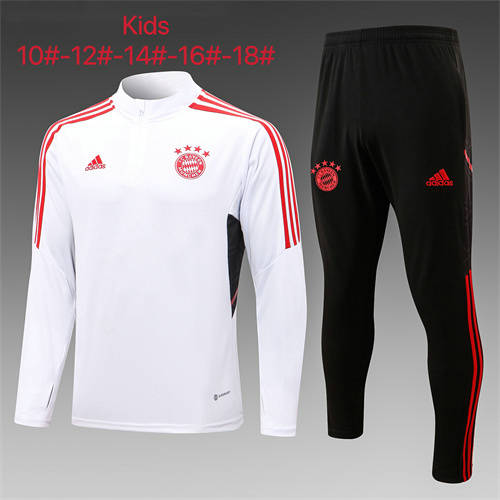 22/23 Bayern Kids Long Sleeve Training Suit