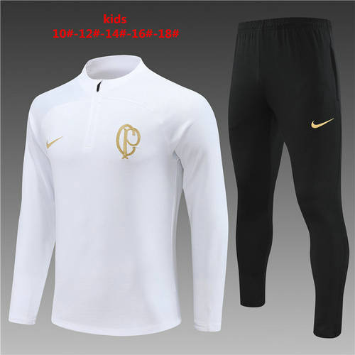 23/24 Corinthians Kids Long Sleeve Training Suit