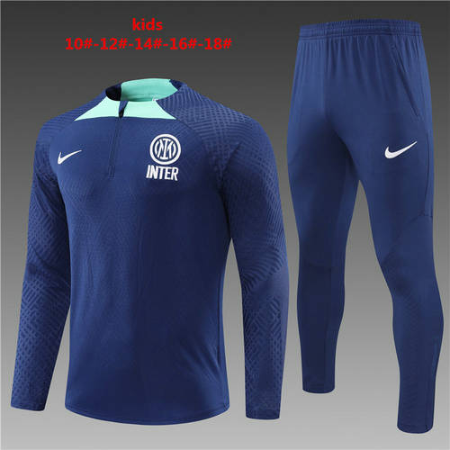 22/23 Inter Milan Kids Player Long Sleeve Training Suit