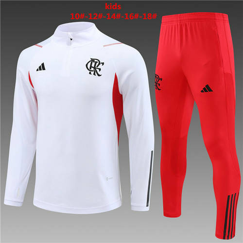 23/24 Flamengo Kids Long Sleeve Training Suit