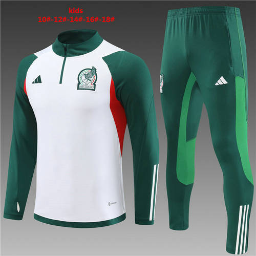 2023 Mexico Kids Long Sleeve Training Suit