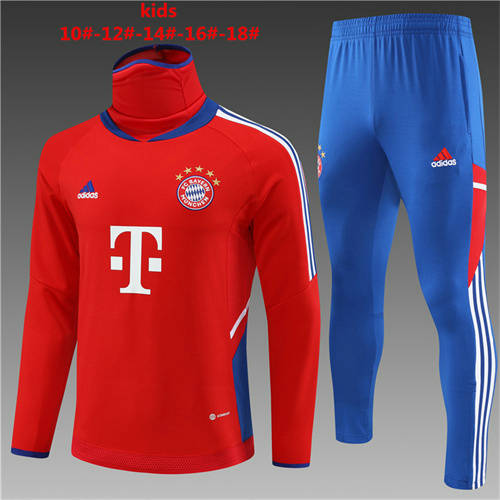 22/23 Bayern Kids Long Sleeve Training Suit