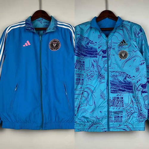 23/24 Miami Blue Both Windbreaker Soccer Jerseys