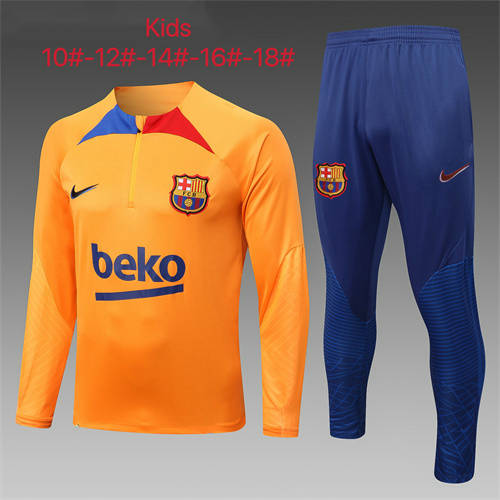 22/23 Messi Griezmann Kids Long Sleeve Training Suit